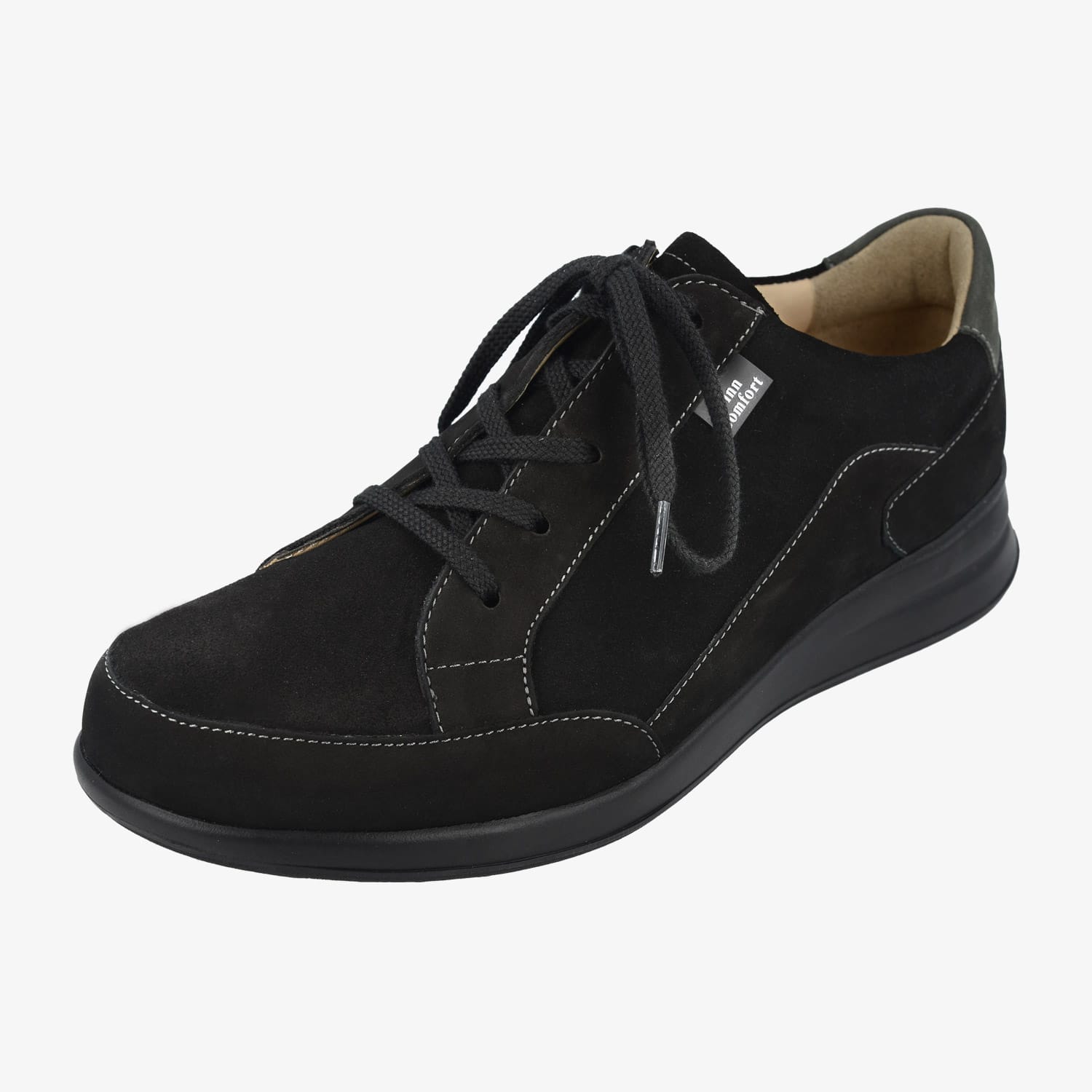PRATO FinnMellow schwarz/carbon Nubuk/Velour/Patagonia mit RV innen