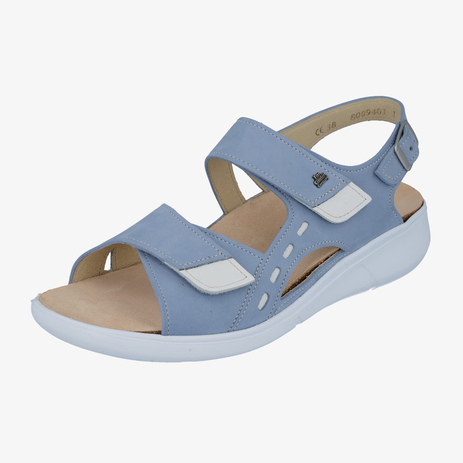 SUVA lightblue/weiss Nubuk/Clio