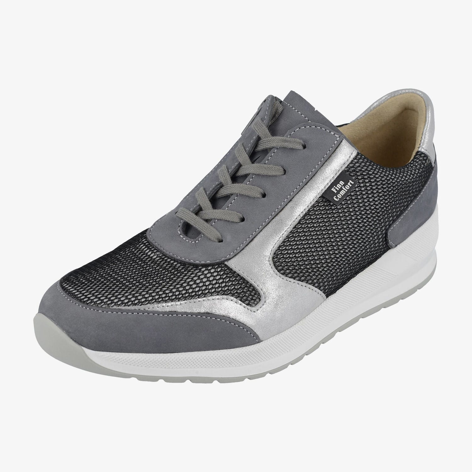 MORI FinnStretch grey/silber Pat./StretchBali/Simona mit RV innen