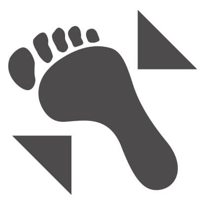 Naturform leicht verschlankt