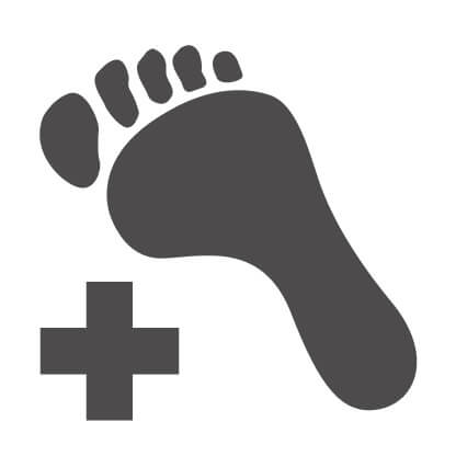 Naturform sensibler Fuss